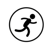 Sportarten-Icon Leichtathletik