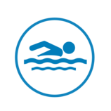 Sportarten-Icons Schwimmen