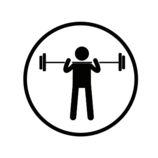 Sportarten-Icon Gewichtheben