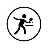 Sportarten-Icon Tischtennis